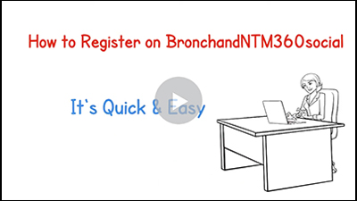 How to register on BronchNTM360social.